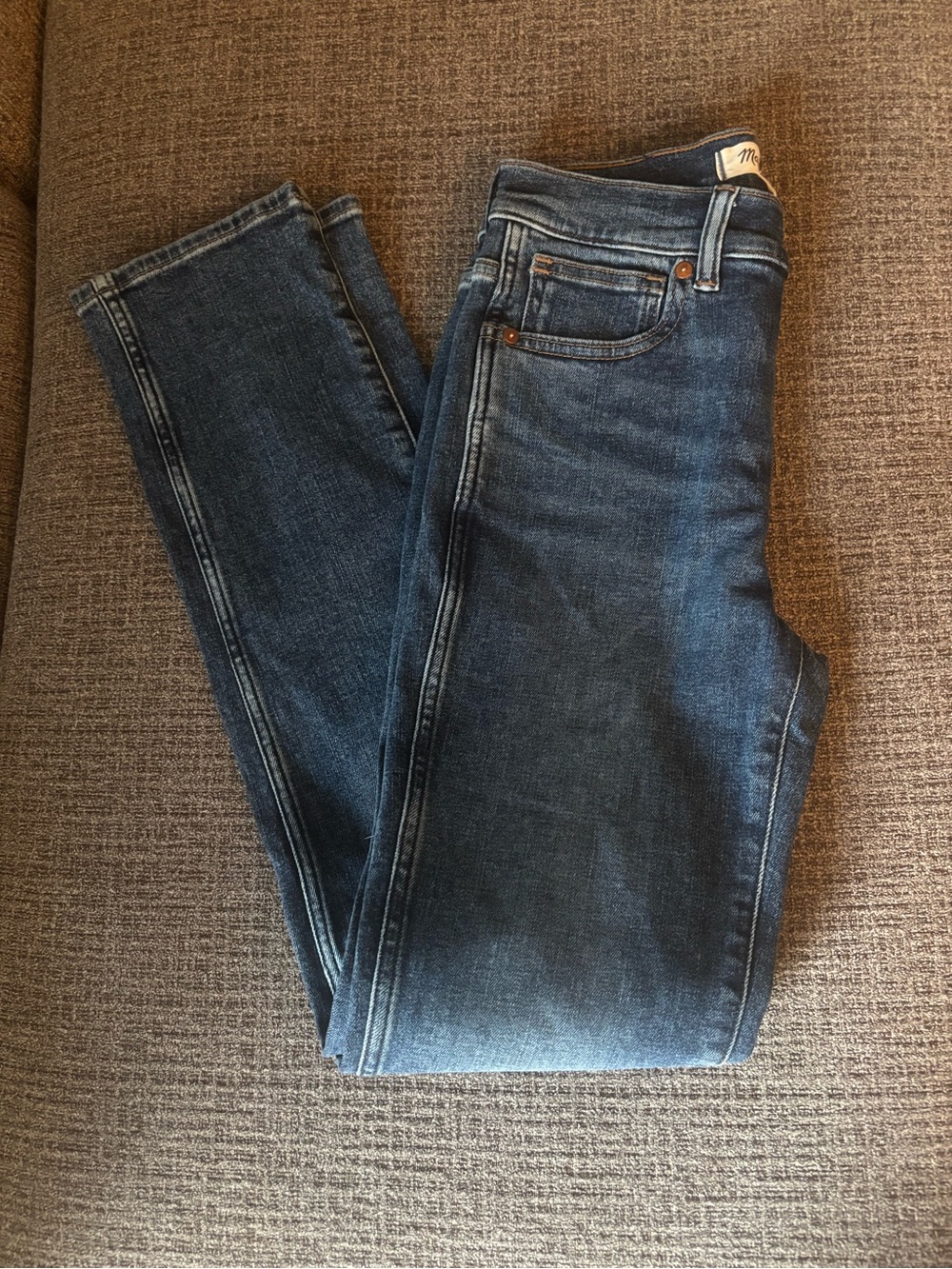 Madewell Mid-Rise Stovepipe Jeans in Deming Wash - Size 25 NWOT